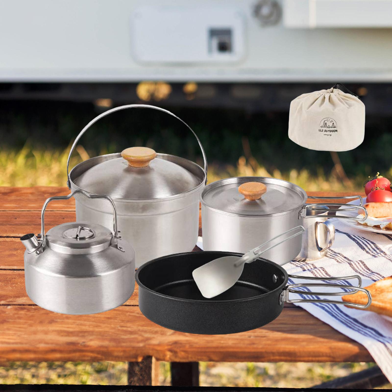 Camping Cooking Gear Set - Ustensiles de cuisine de Camping, équipement