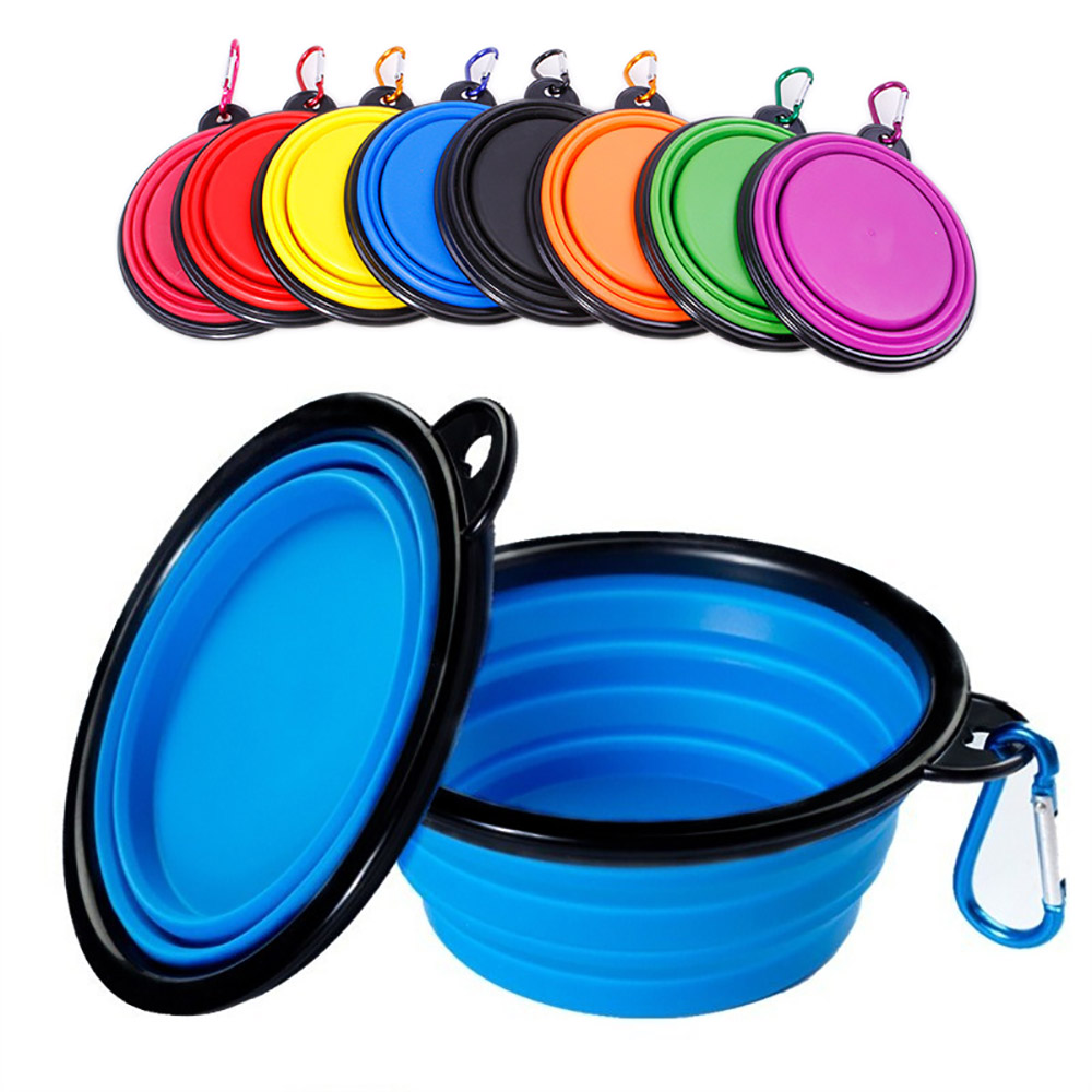 Camping Cooking Food - Bol pliable en silicone pour chien,