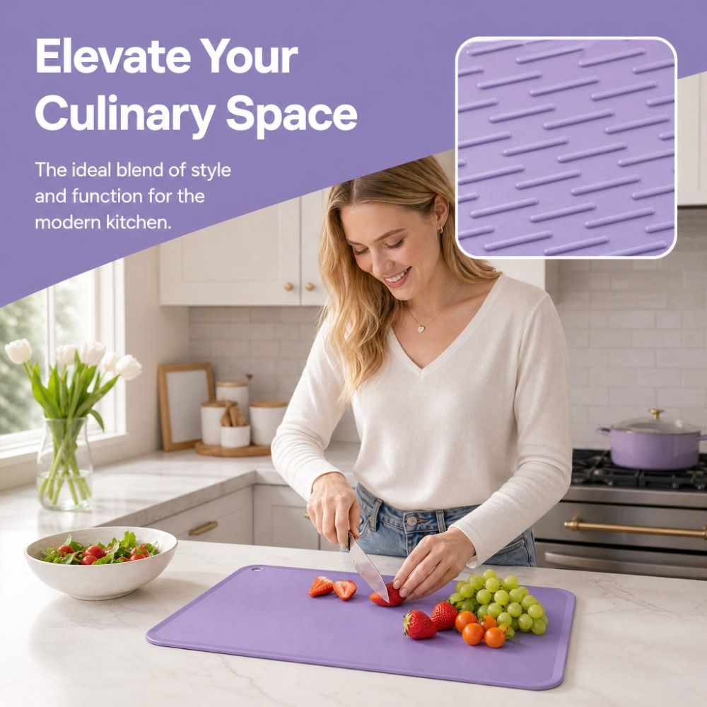 Camp Cutting Board - Planche à découper carrée en TPU,
