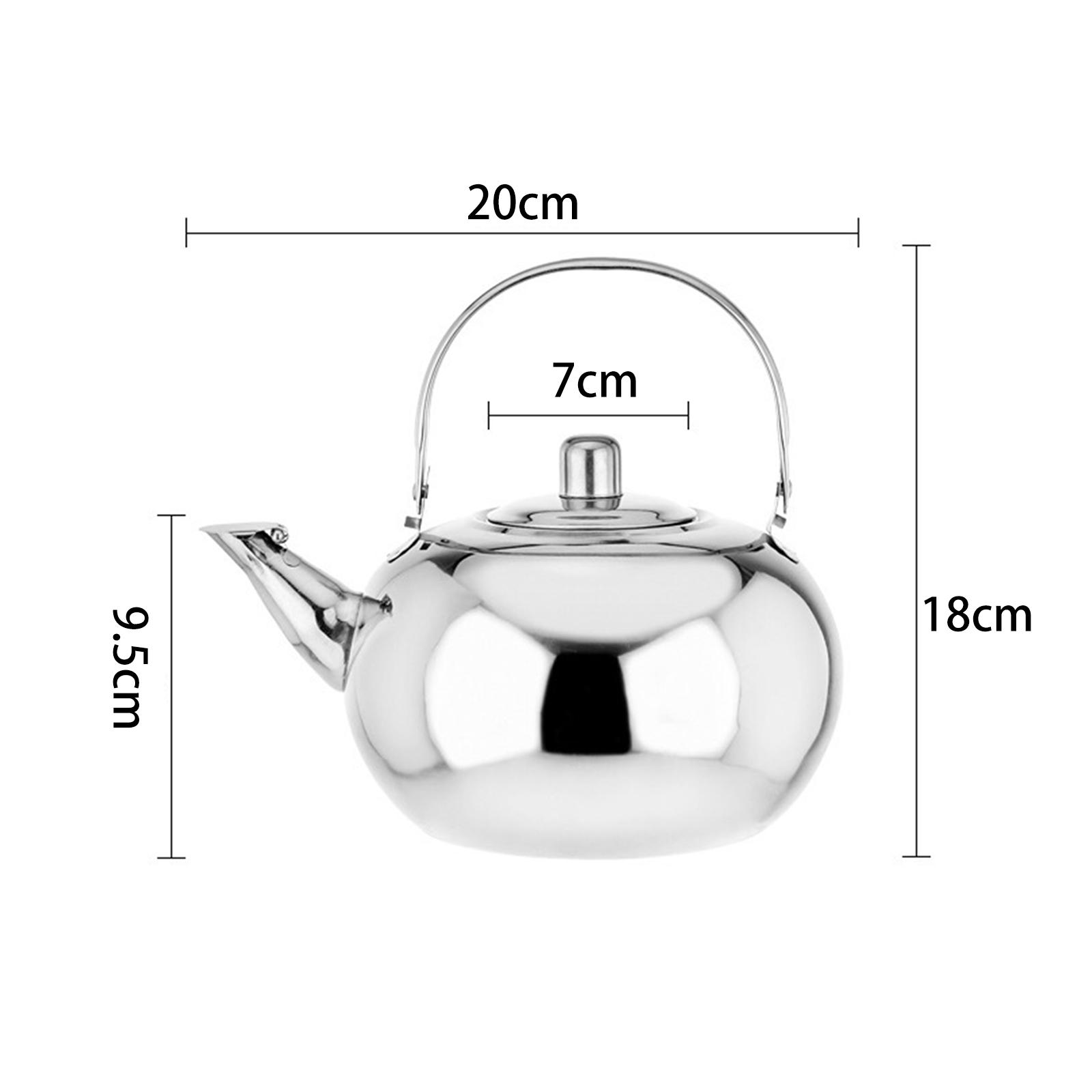 Camping Cooking Pot Large - Théière en acier inoxydable avec poignée