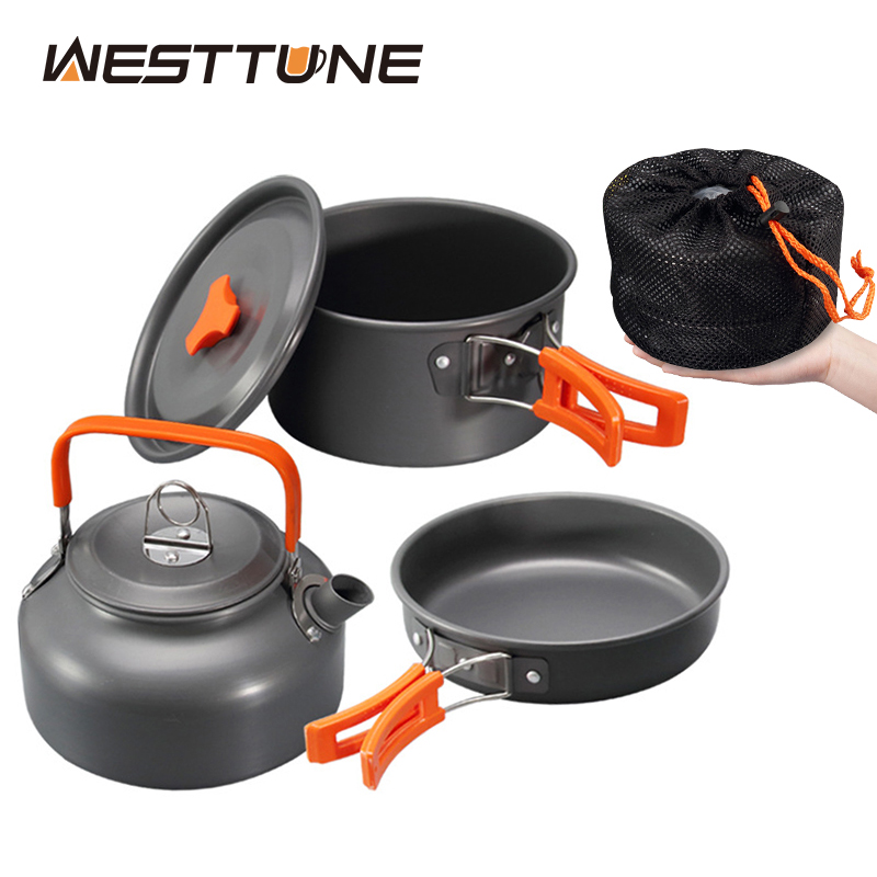 Camping Outdoor Cooking Equipment - WESTTUNE – Kit d'ustensiles de cuisine