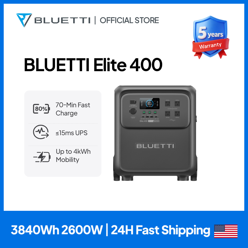 Camping Cooking Pot Large - BLUETTI Elite 400 2600W 3840Wh Station