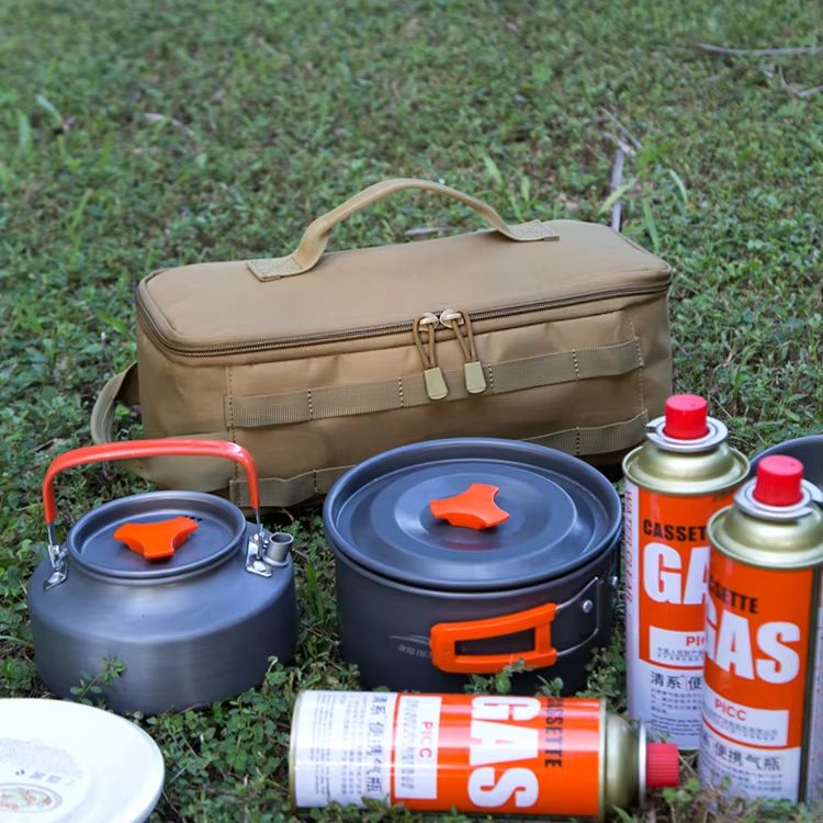 Camping Outdoor Cooking Equipment - Sac de rangement pour ustensiles de