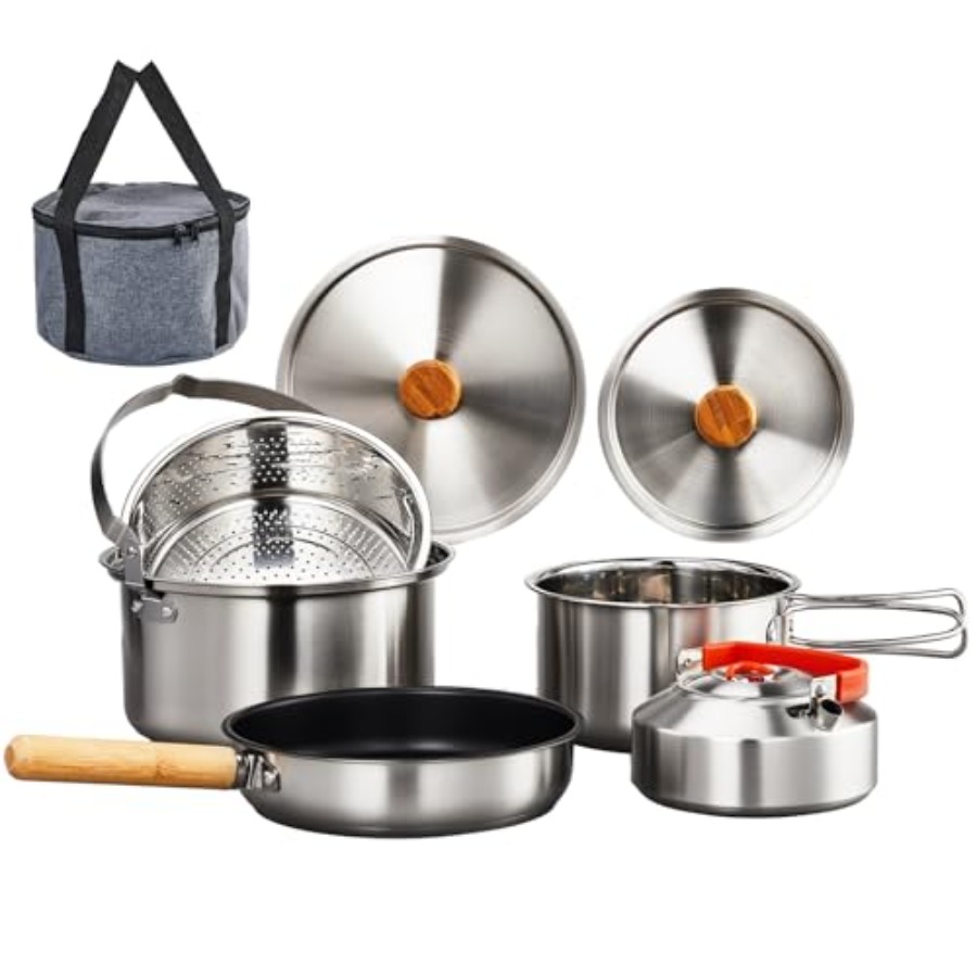 Ensemble de cuisine de camping - Nesting Camping Cooking Set avis et prix