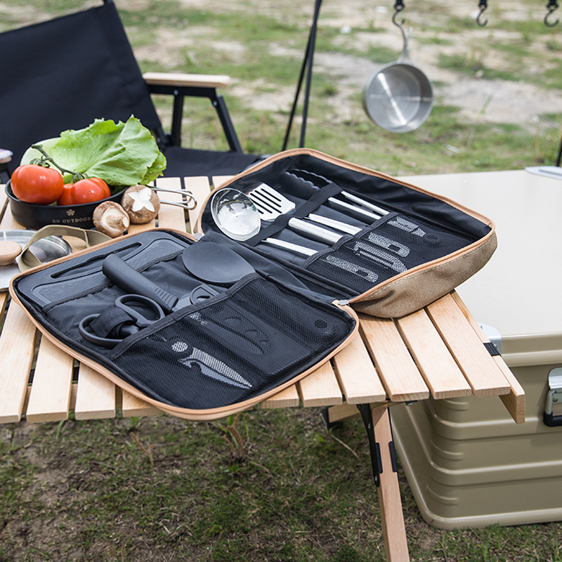 Ensemble de 8 ustensiles de cu - Camping Cooking Gear Set avis et prix