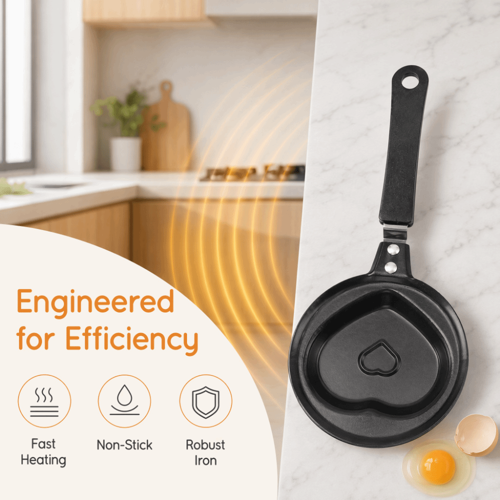Poêle à œufs miniature en font - Camping Cooking Without Gas avis et prix