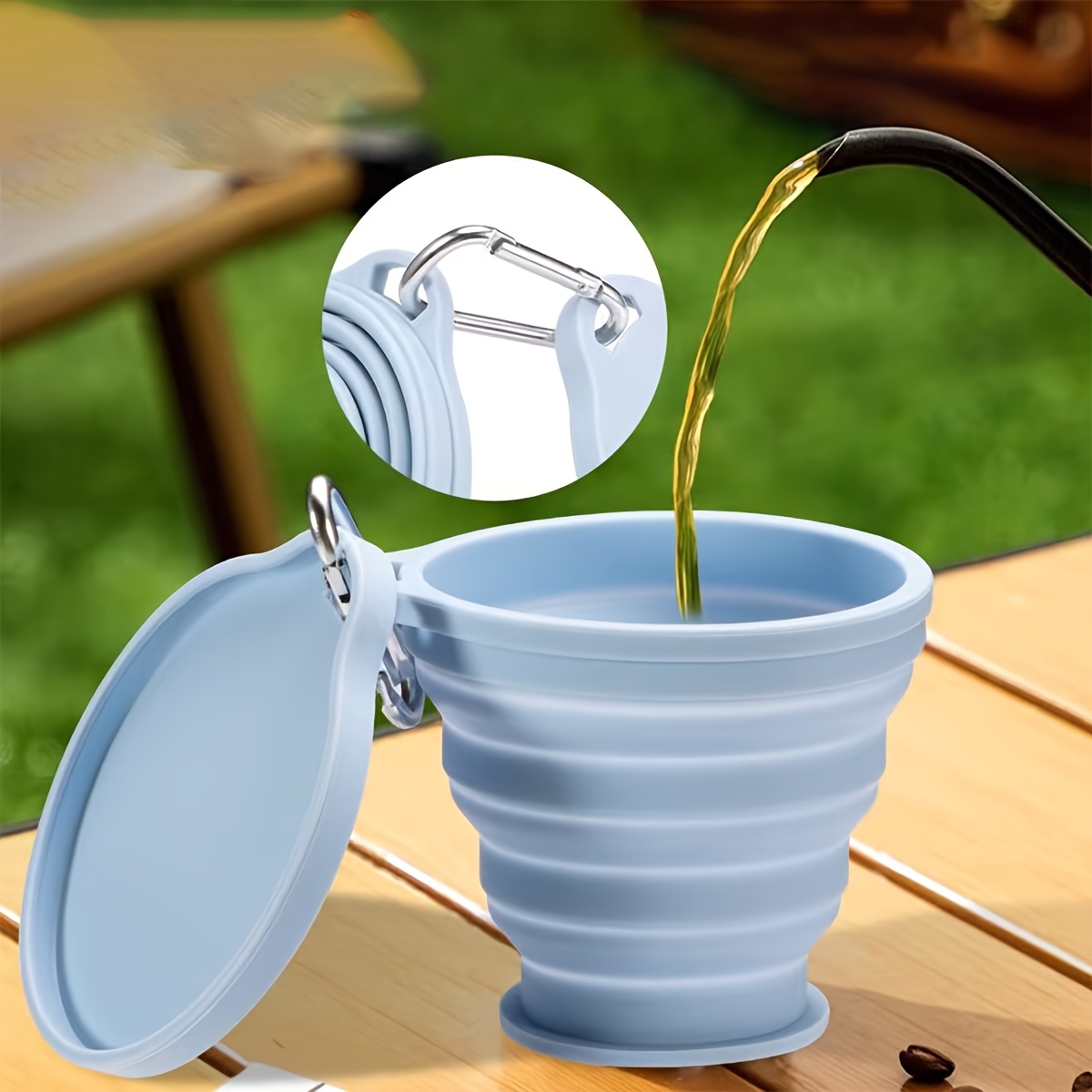 Gobelet pliable en silicone de - Camping Cooking Food avis et prix