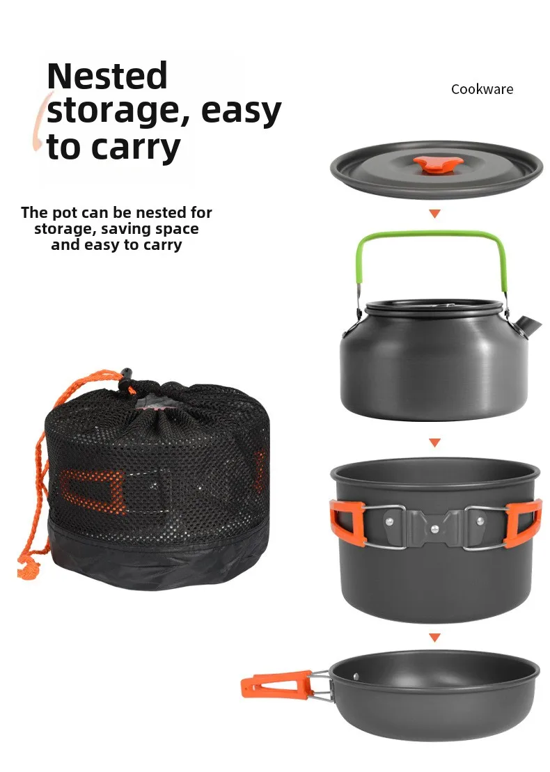 DS-308 Kit de cuisine d'extéri - Nesting Camping Cooking Set avis et prix