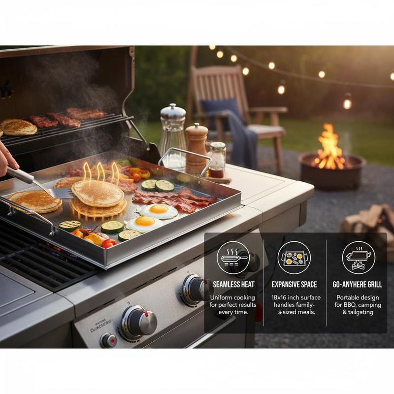 Plaque de cuisson universelle  - Camping Outdoor Cooking Equipment avis et prix