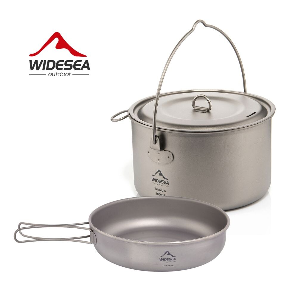 ESEA-Batterie de cuisine en ti - Camping Cooking Gear Set avis et prix
