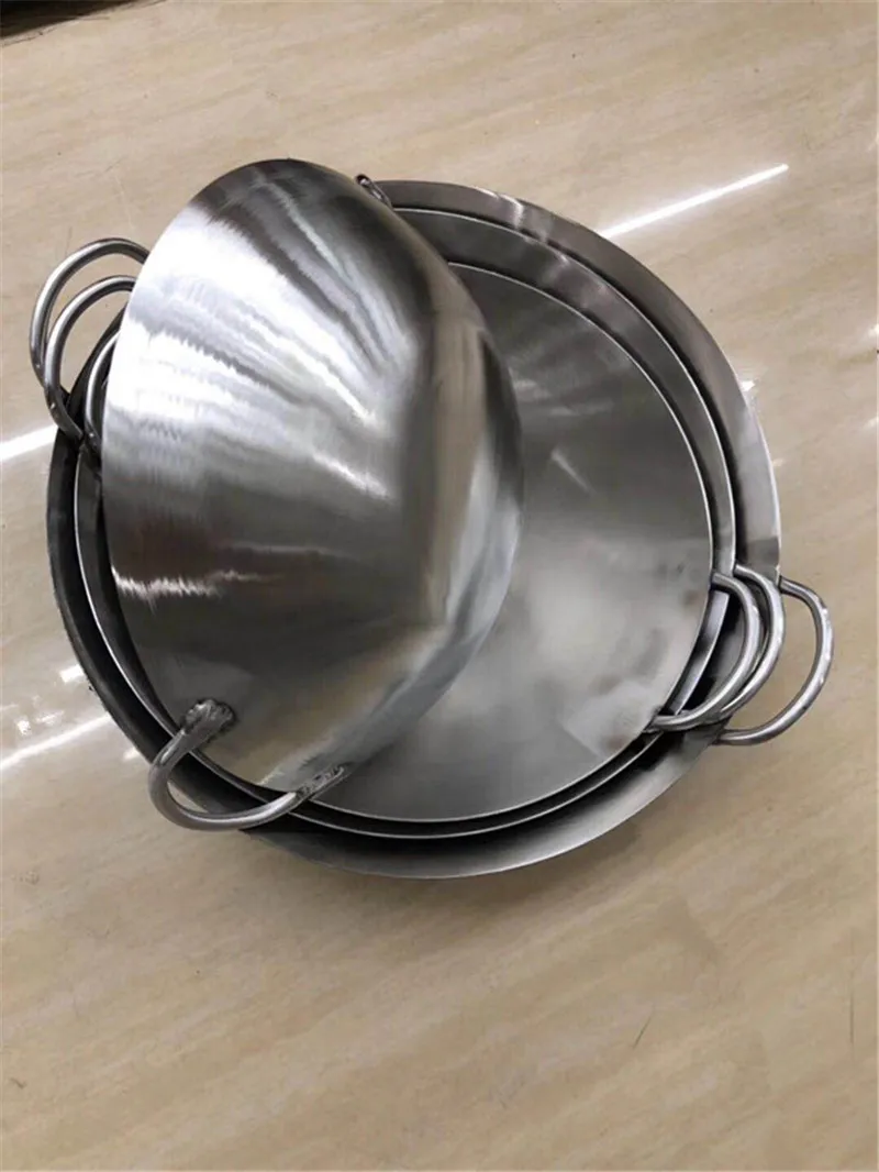 304 acier inoxydable wok 50 60 - Camping Cooking Without Gas avis et prix