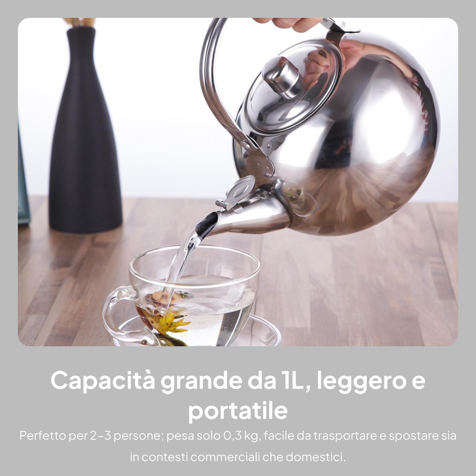 Théière en acier inoxydable av - Camping Cooking Pot Large avis et prix