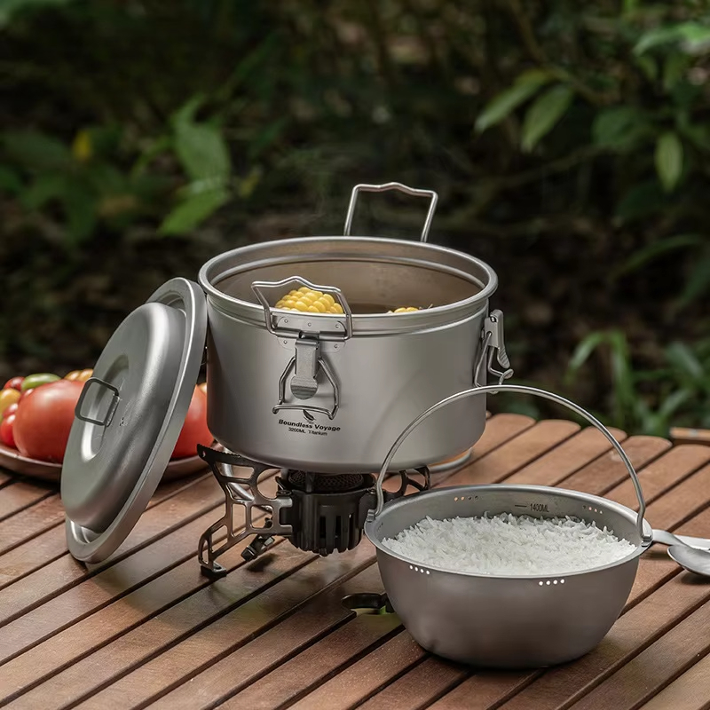 Casserole de camping d'extérie - Camping Cooking Pot Large avis et prix
