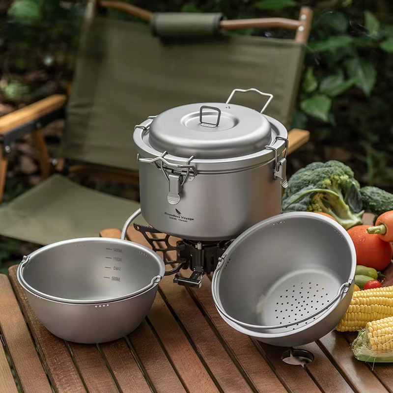 Casserole de camping d'extérie - Camping Cooking Pot Large avis et prix