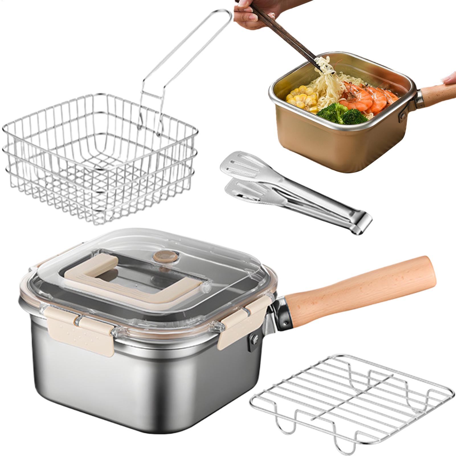 Ensemble de friteuses carrées  - Camping Cooking Pot Large avis et prix