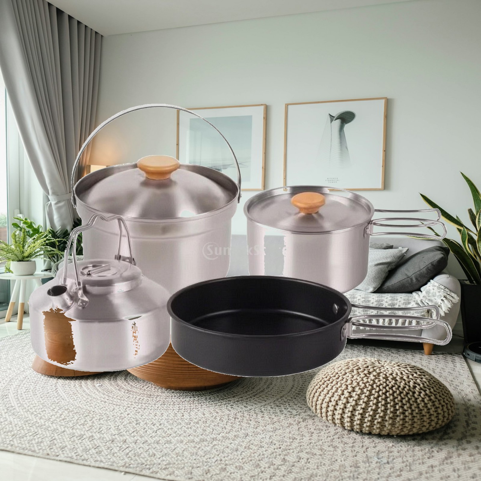 Ensemble de cuisine de camping - Nesting Camping Cooking Set avis et prix