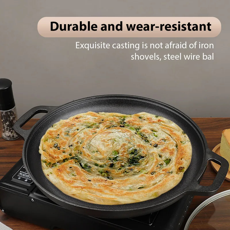 Poêle à frire en fonte saine e - Camping Cooking Without Gas avis et prix