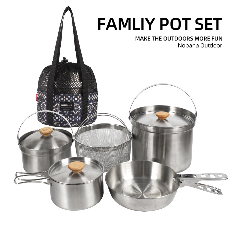 NOBANA plus récent ensemble de - Camping Cooking Gear Set avis et prix