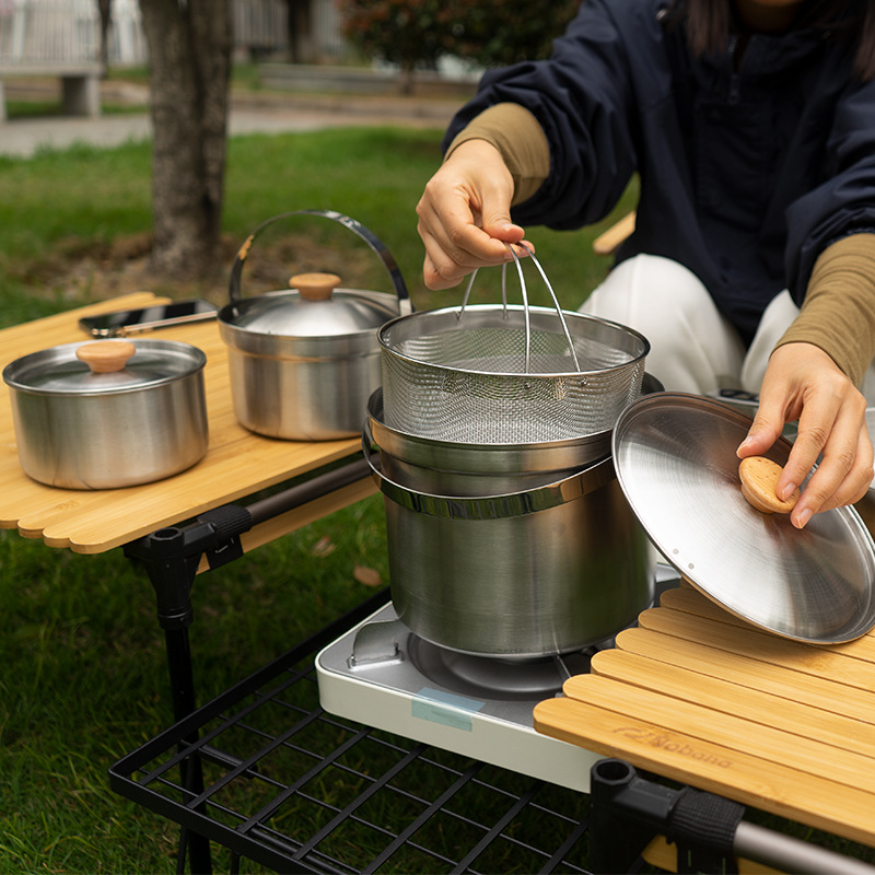 NOBANA plus récent ensemble de - Camping Cooking Gear Set avis et prix