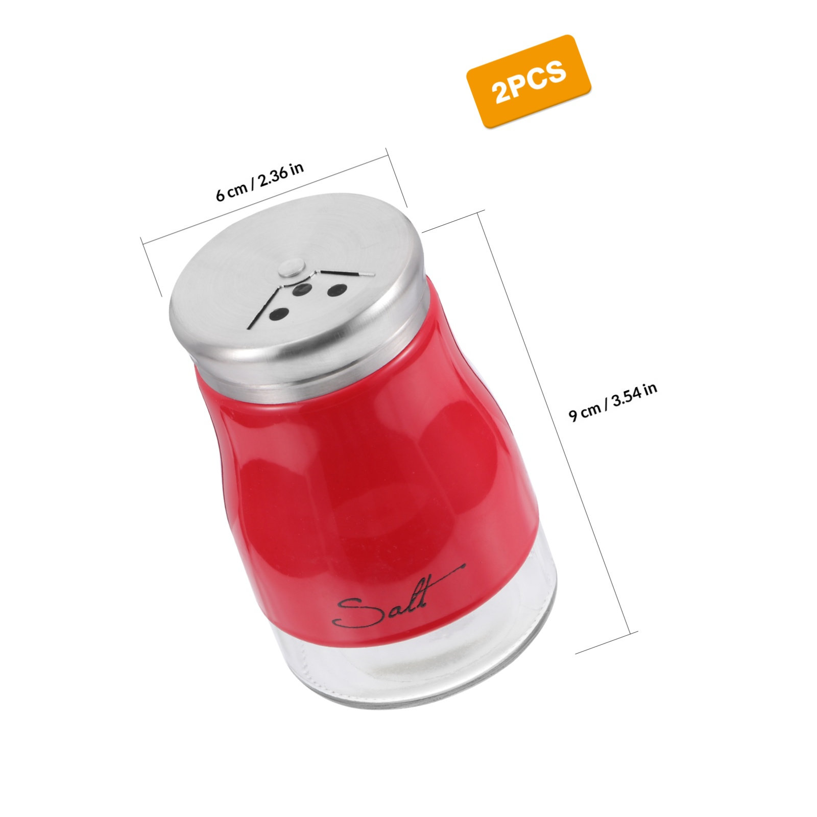 Lot de 2 salières en verre ave - Camping Cooking avis et prix