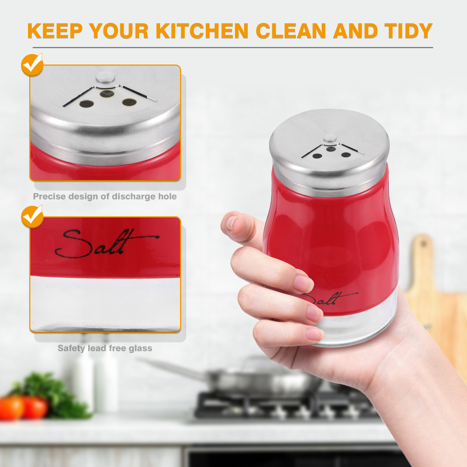 Lot de 2 salières en verre ave - Camping Cooking avis et prix