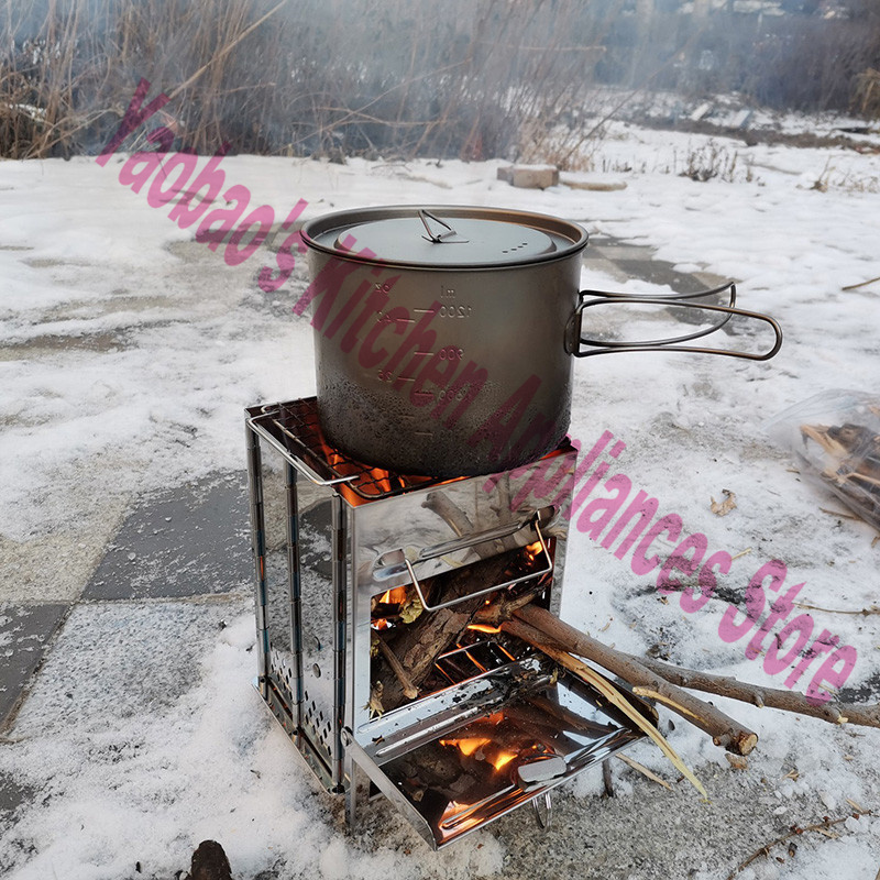 Réchaud à bois démontable et p - Camping Outdoor Cooking Equipment avis et prix