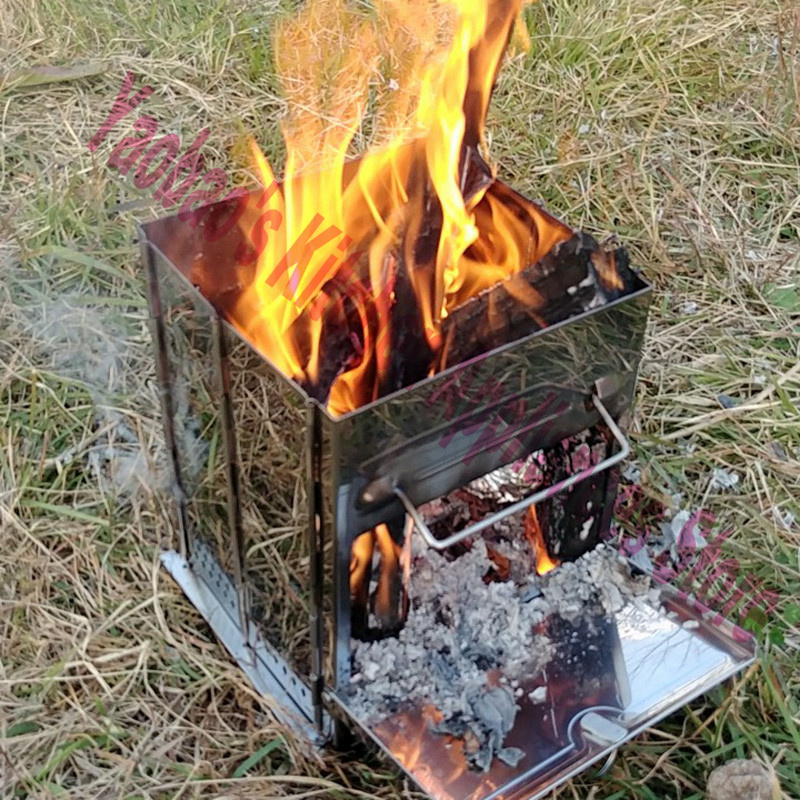 Réchaud à bois démontable et p - Camping Outdoor Cooking Equipment avis et prix