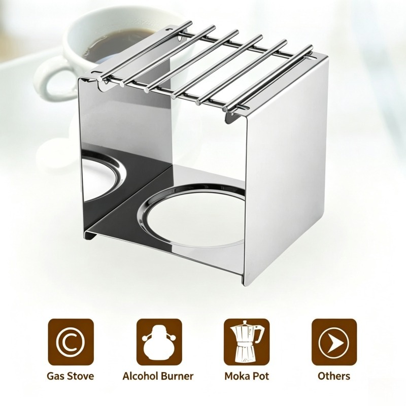 Support carré en acier inoxyda - Camping Outdoor Cooking Equipment avis et prix