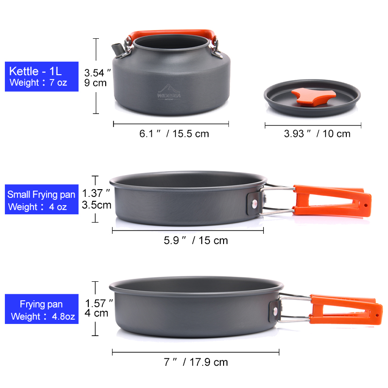 Widesea Camping ensemble d'ust - Camping Cooking Gear Set avis et prix