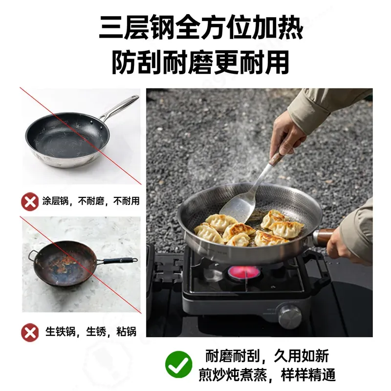 Ensemble de casseroles de camp - Camping Cooking Pot Large avis et prix
