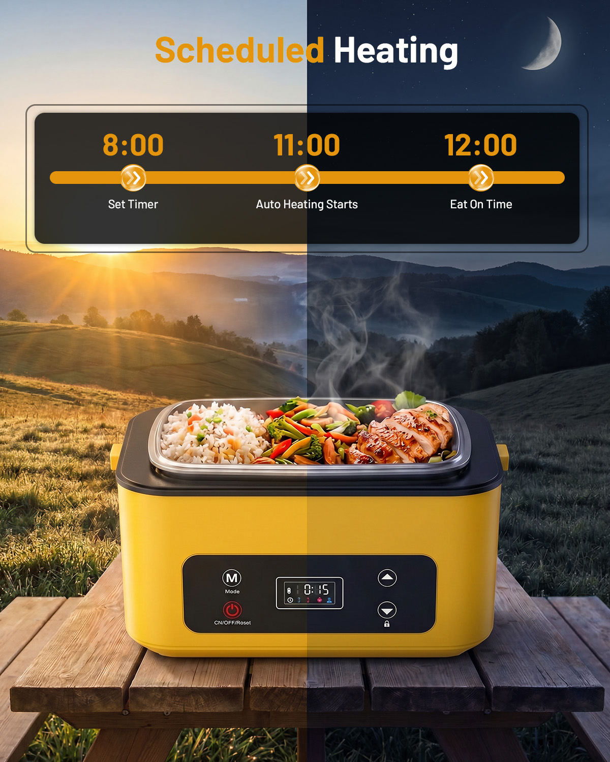TaskStar Boîte à lunch chauffa - Camping Cooking Food avis et prix