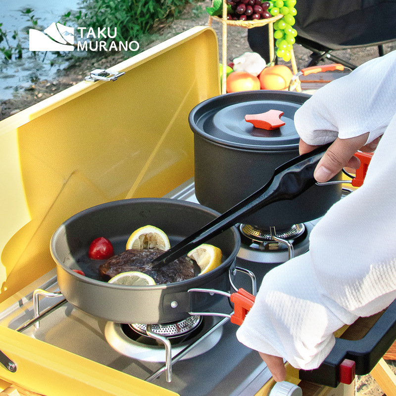 Ensemble de vaisselle de campi - Camping Cooking Gear Set avis et prix