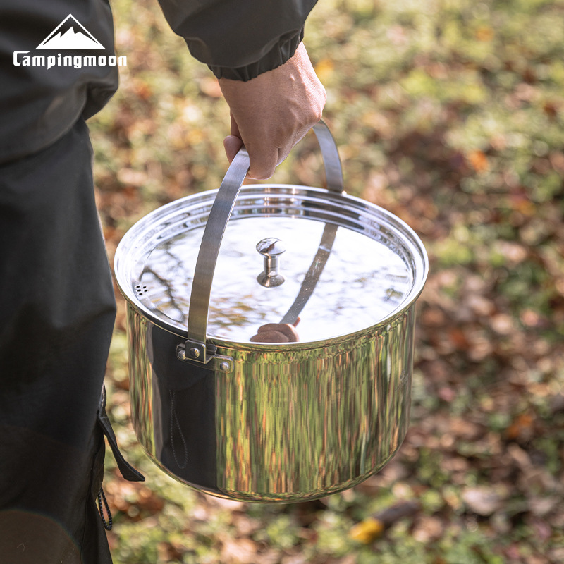 CAMPINGMOON CC-24, batterie de - Camping Cooking Pot Large avis et prix