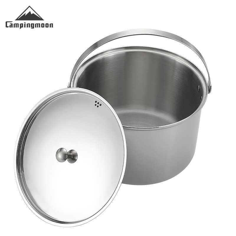 CAMPINGMOON CC-24, batterie de - Camping Cooking Pot Large avis et prix