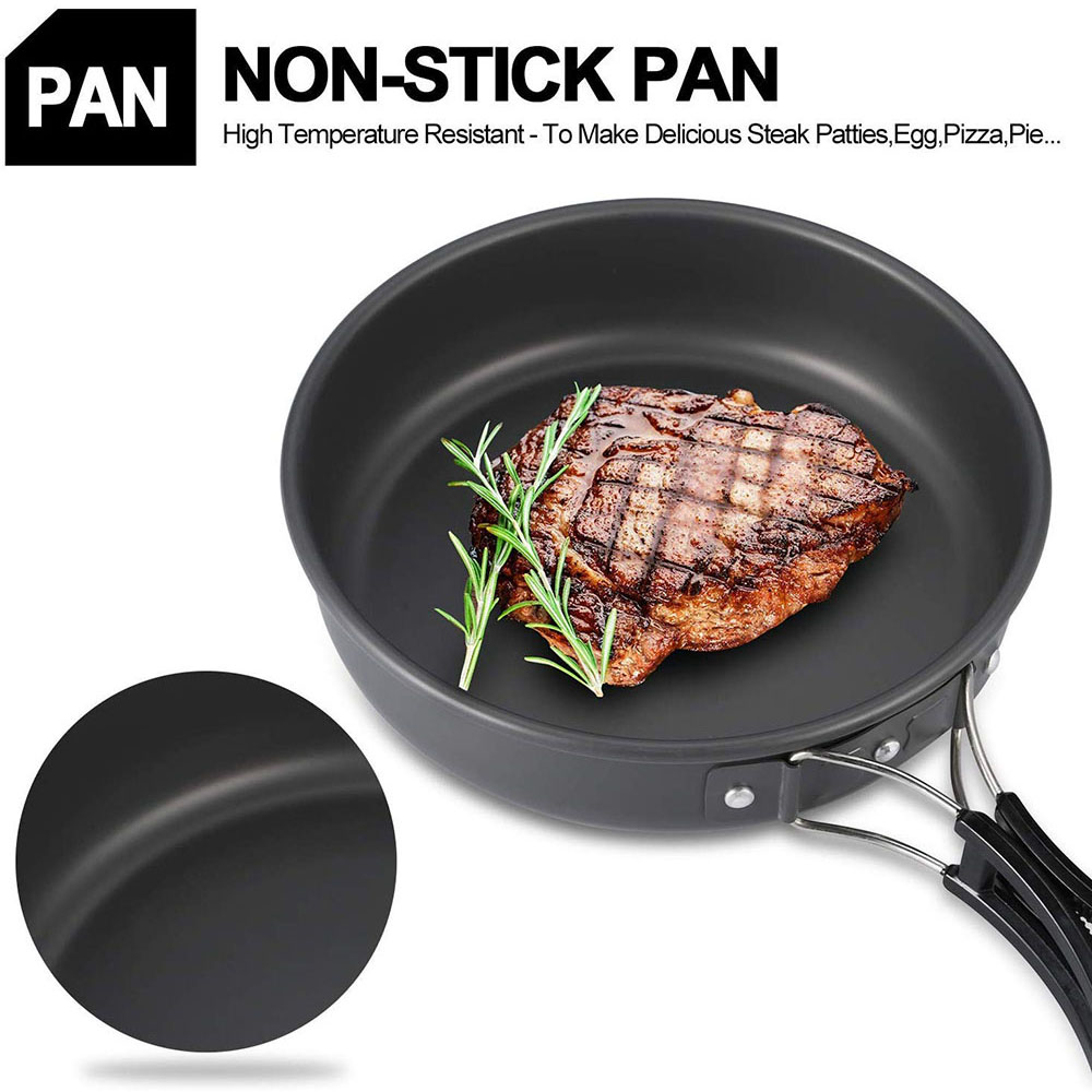 Ensemble de vaisselle de campi - Camping Outdoor Cooking Equipment avis et prix