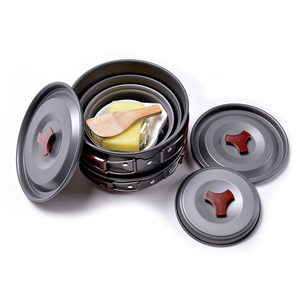 Kit de batterie de cuisine de  - Camping Cooking Gear Set avis et prix