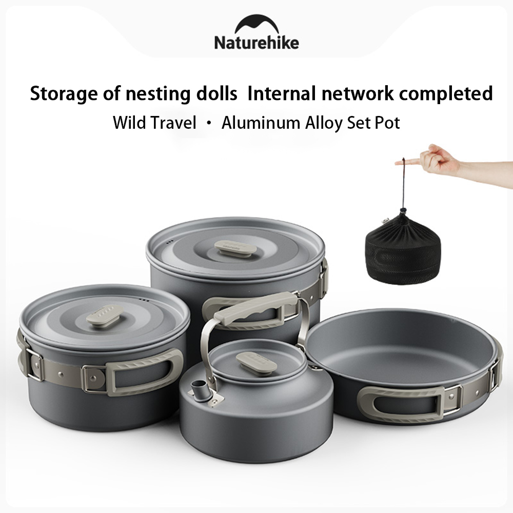 Natureifa-ensemble de casserol - Camping Outdoor Cooking Equipment avis et prix