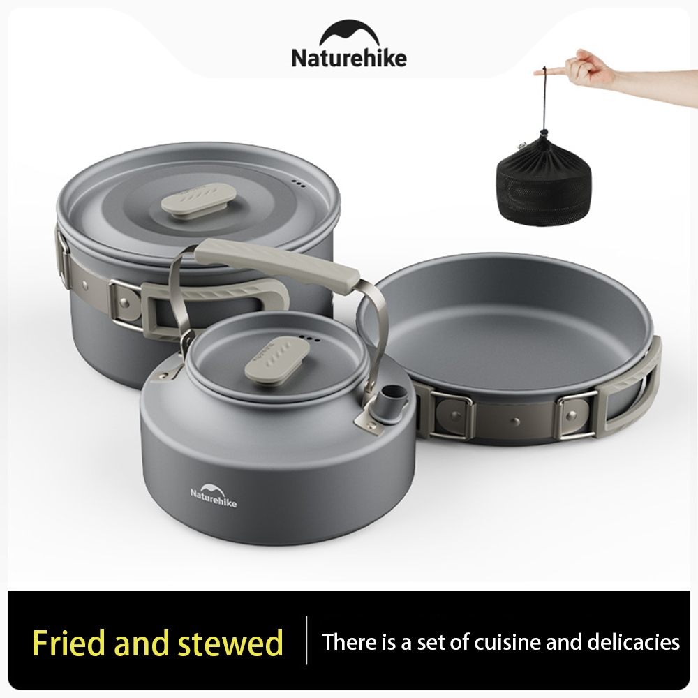 Natureifa-ensemble de casserol - Camping Outdoor Cooking Equipment avis et prix