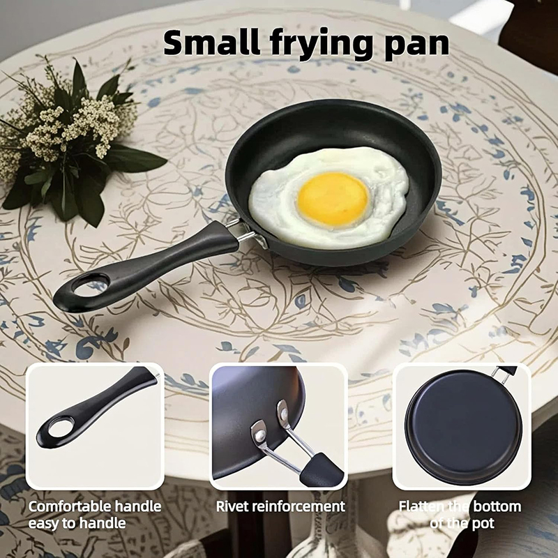 Mini poêle antiadhésive petite - Camping Cooking Without Gas avis et prix